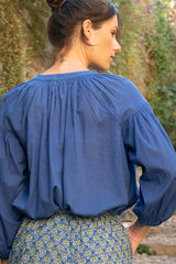BLUE HELENE PLAIN TOP