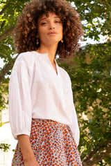 WHITE HELENE PLAIN TOP