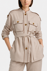 VASTITA VISCOSE SAFARI JACKET