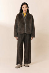 FAUX FUR  JACKET