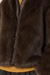 FAUX FUR  JACKET