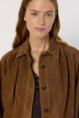 NOMELIE SUEDE OVERSHIRT