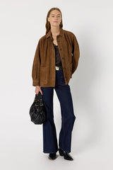NOMELIE SUEDE OVERSHIRT
