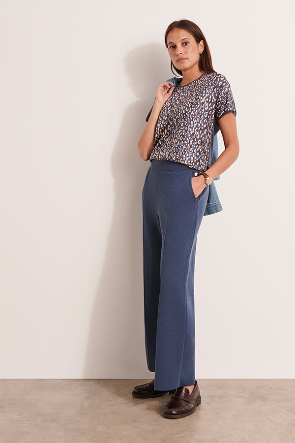 YUCCA STRAIGHT MILANO KNIT TROUSERS