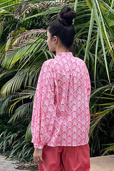 MADDY PINK ALMA TOP