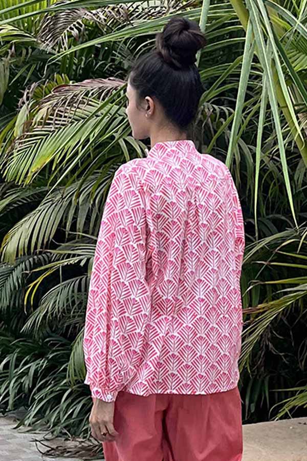 MADDY PINK ALMA TOP