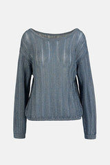 ZEBRINO CELESTE OPENWORK SWEATER