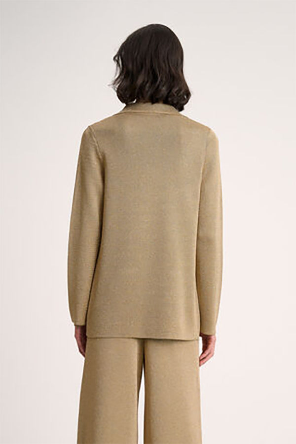 ZEPPOLA GOLD LUREX KNIT JACKET