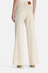 ALI WHITE FLARED TROUSERS
