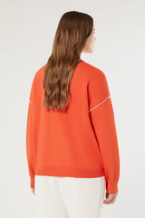 MIELE RED STRETCH VISCOSE CARDIGAN