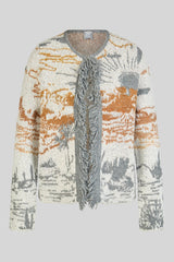 FRINGED CARDIGAN