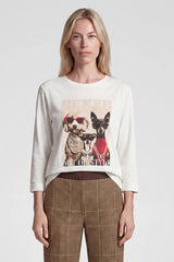 FRONT PRINT  T-SHIRT