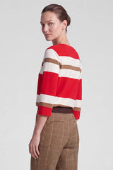 STRIPED PATTERN T-SHIRT