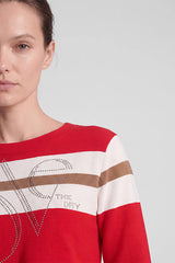 STRIPED PATTERN T-SHIRT