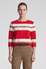 STRIPED PATTERN T-SHIRT