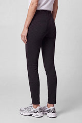 BLACK GRAPHIC PATTERN JEGGINGS