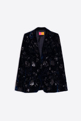 HELEN TERCIOPELO FLOR LENTEJUELAS JACKET