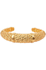 OLBIA MATTE GOLD BRAIDED BANGLE