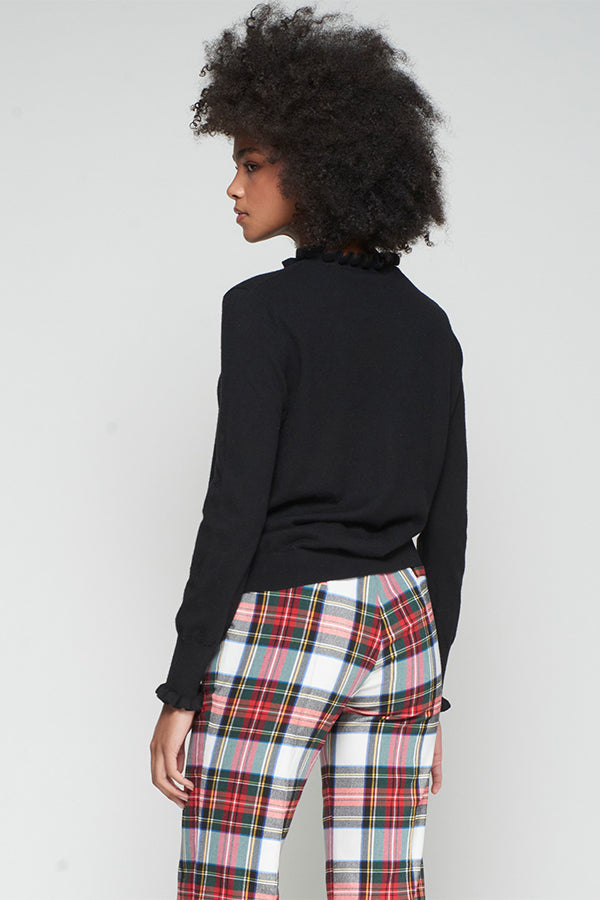 JERSEY VOLANTES BLACK KNITWEAR