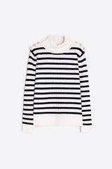 BOTONES ECRU BLACK KNITWEAR