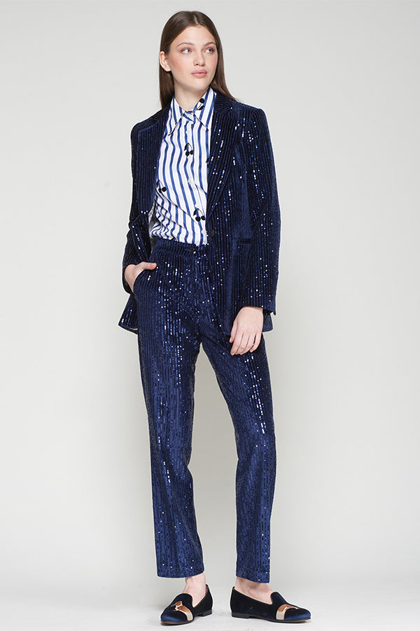 MARINO LENTEJUELAS TIFFANY TROUSERS