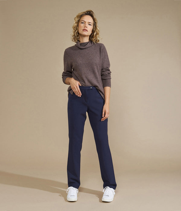 PILIDUP STRAIGHT STRETCH TROUSERS