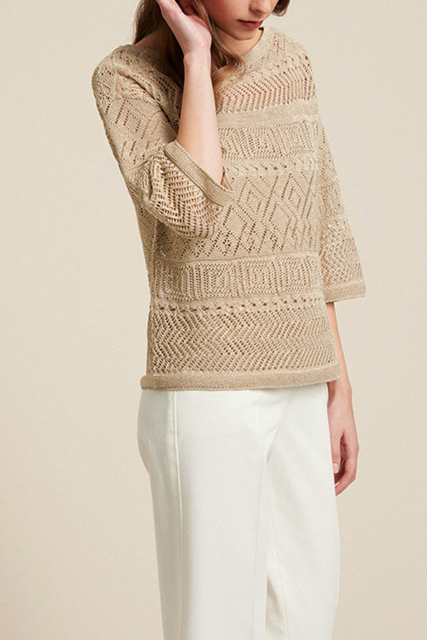 CANICATTI OPENWORK PULLOVER