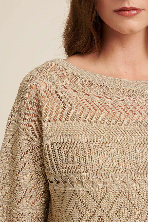 CANICATTI OPENWORK PULLOVER