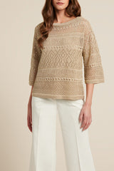 CANICATTI OPENWORK PULLOVER