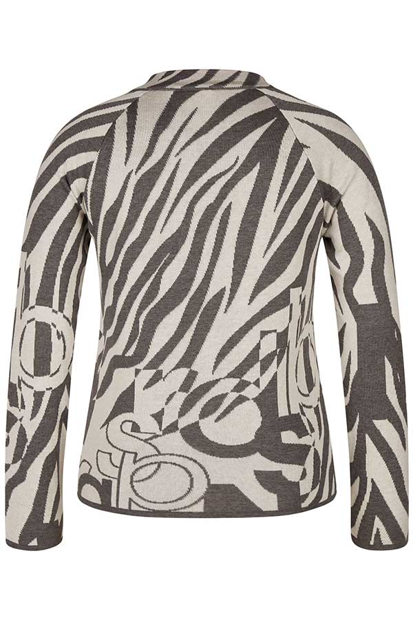 ZEBRA PRINT PULLOVER