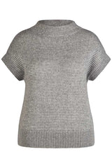 GREY SHORT SLEEVE PULLOVER