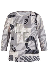 ZEBRA PRINT LOVE T-SHIRT