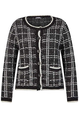 CHECKERED WEAVE JACKET