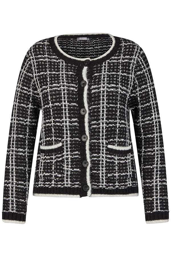 CHECKERED WEAVE JACKET