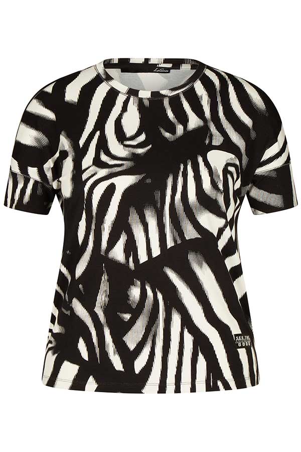 ZEBRA PRINT T-SHIRT