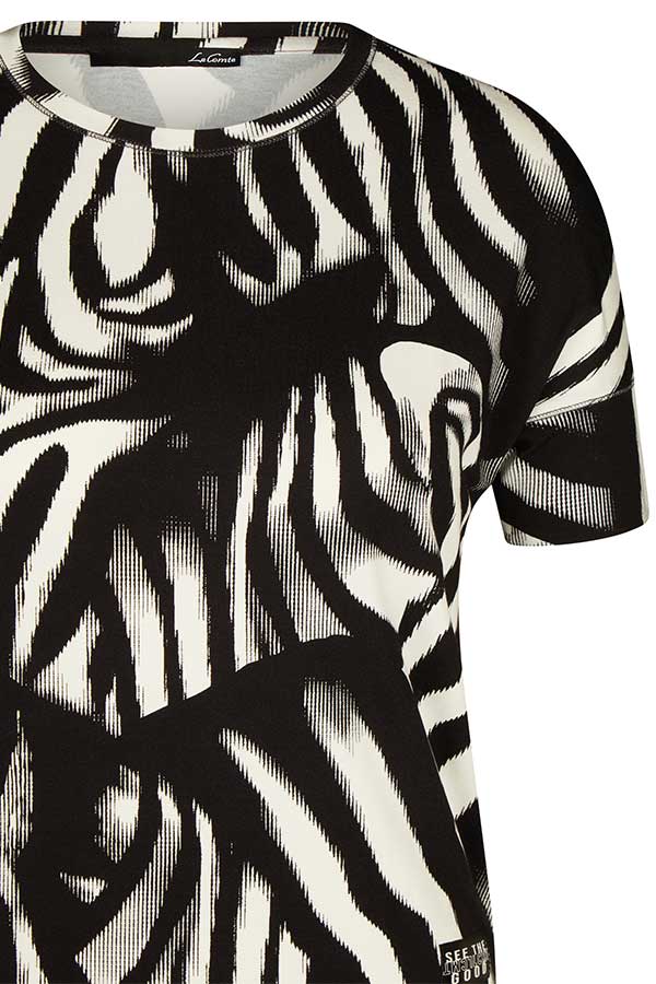 ZEBRA PRINT T-SHIRT