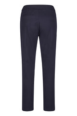 NAVY ZIPPED POCKETS DRAWSTRING BASIC TROUSER