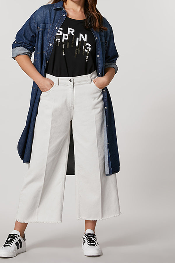 RAGGIO COTTON BULL DENIM TROUSERS