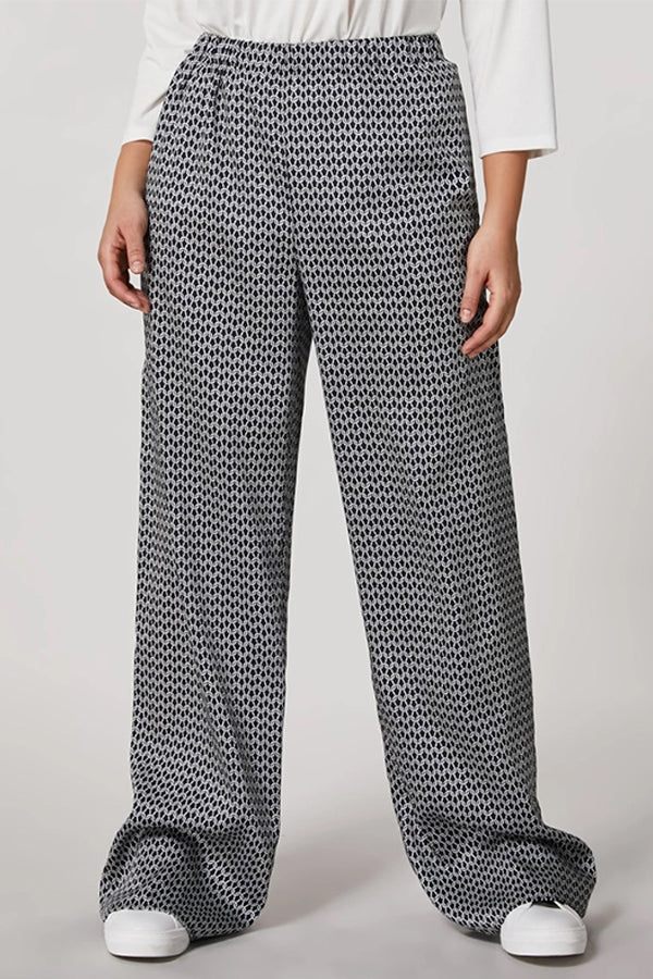 ROTA GRAPHIC PRINT TWILL TROUSERS