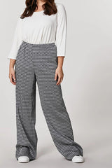 ROTA GRAPHIC PRINT TWILL TROUSERS