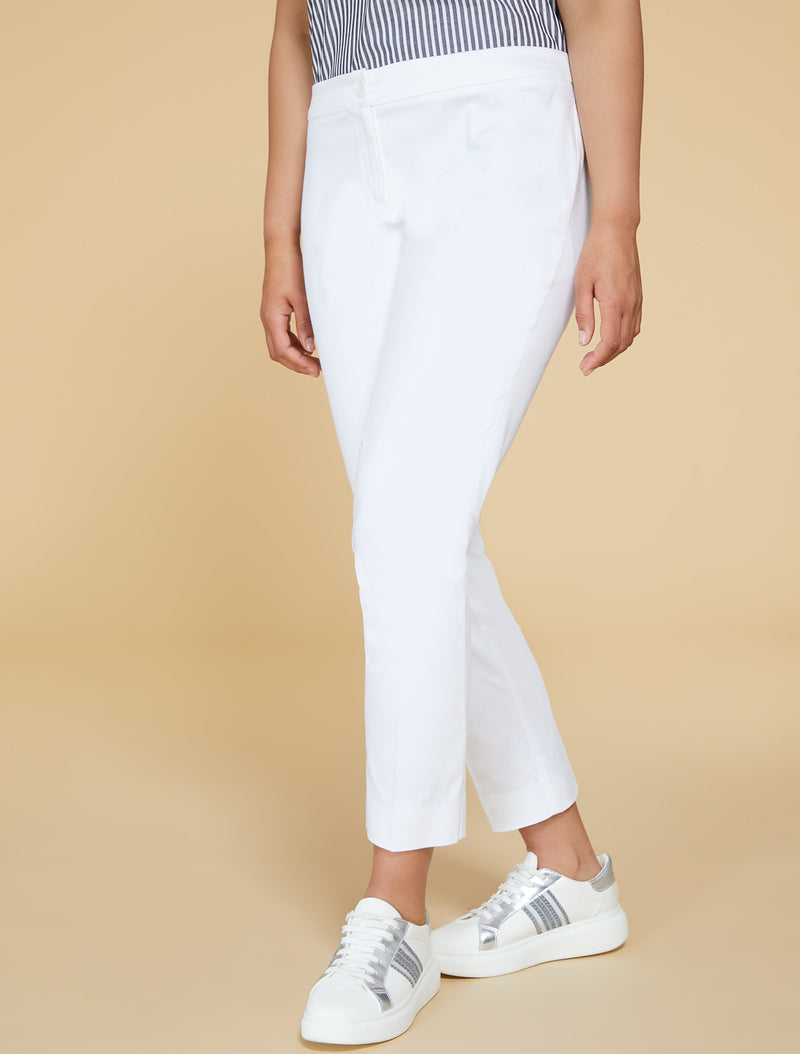 RETTA STRETCH SATIN TROUSERS