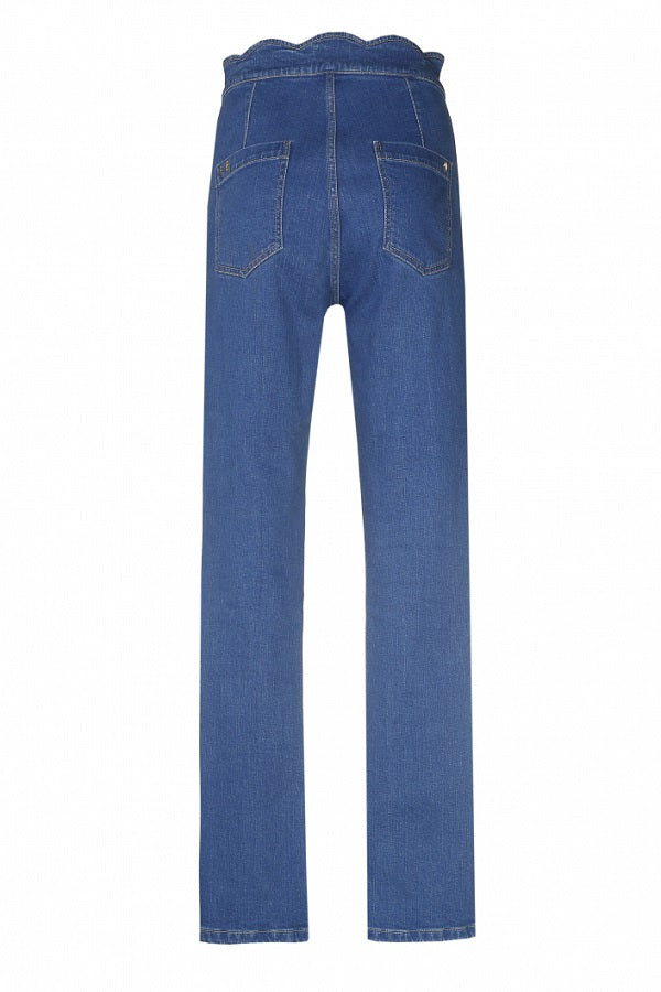 HIGH WAIST STRAIGHT LEG JEANS