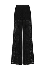 CROCHET WIDE LOOSE TROUSERS