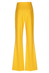 YELLOW BOOTCUT TROUSERS