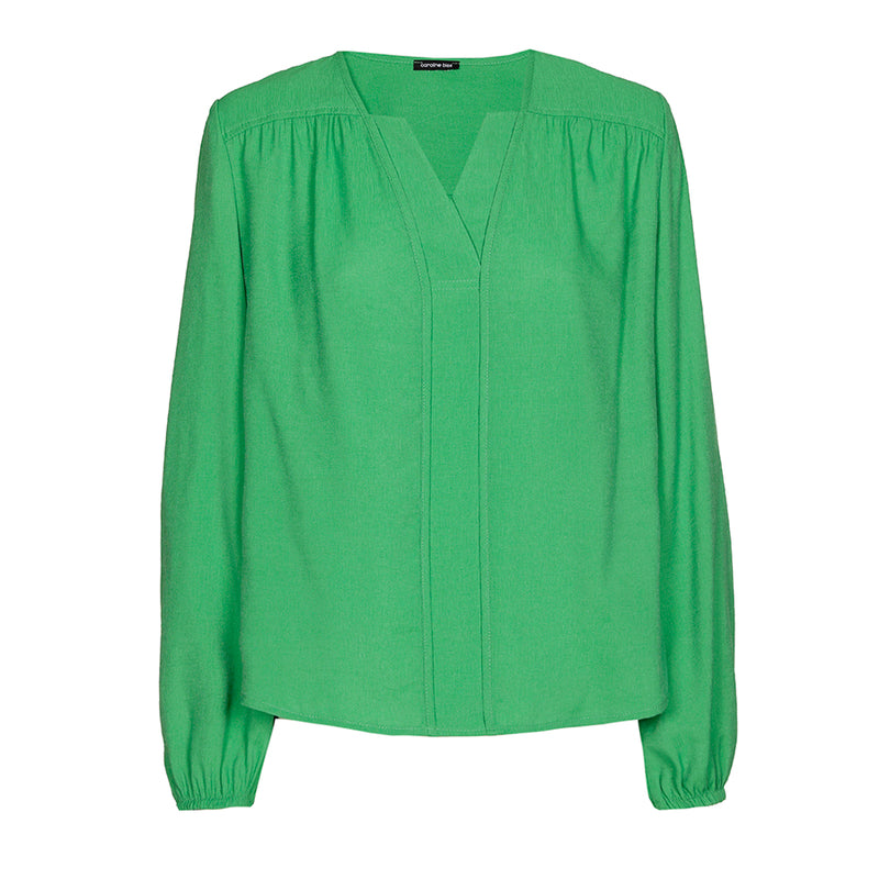 GREEN STRAIGHT BLOUSE