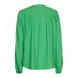 GREEN STRAIGHT BLOUSE