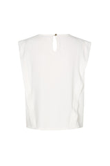 STRAIGHT SHOULDER EFFECT TOP