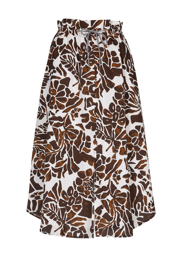 COTTON PRINTED SKIRT