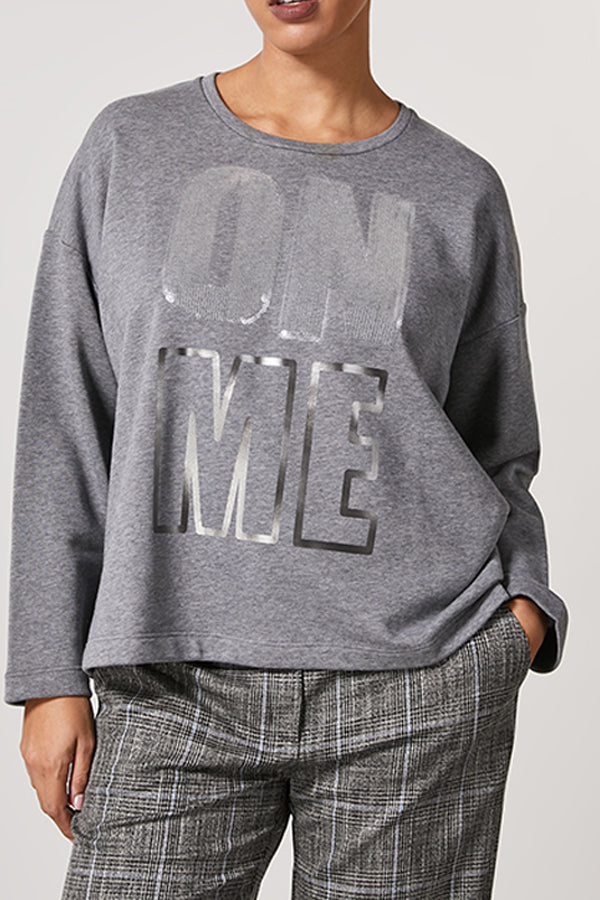 ODIERNO FRONT PRINT COTTON-BLEND SWEATSHIRT