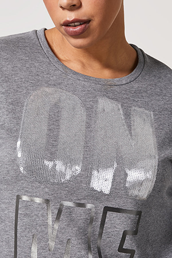 ODIERNO FRONT PRINT COTTON-BLEND SWEATSHIRT